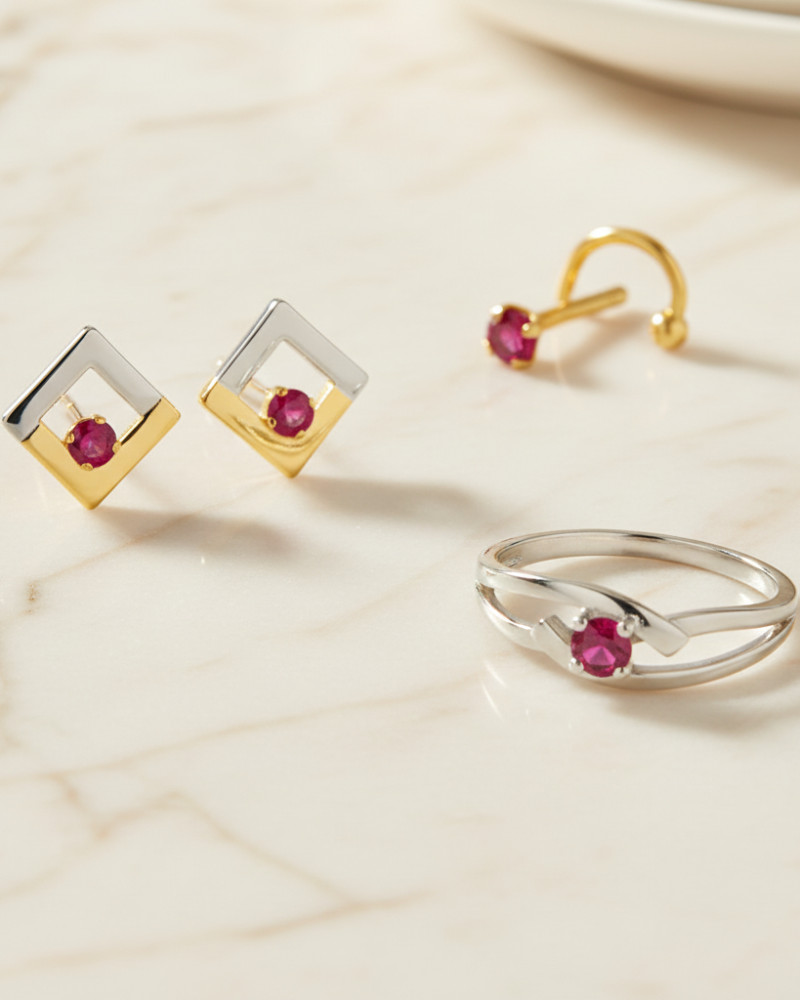 Bijoux Rubis Femme